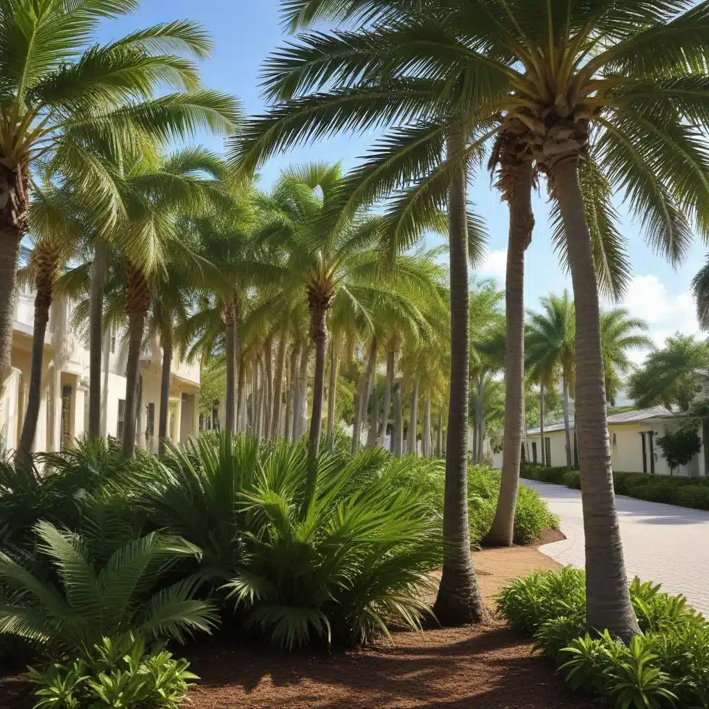 Designing low-maintenance palm-based landscapes for South Florida