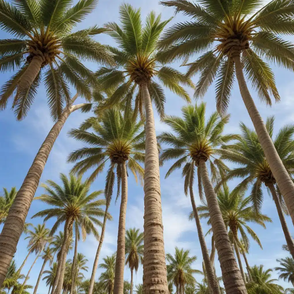 Managing palm tree growth to maintain views and reduce maintenance