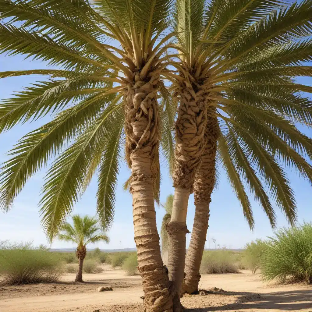 Managing palm tree watering needs during drought conditions