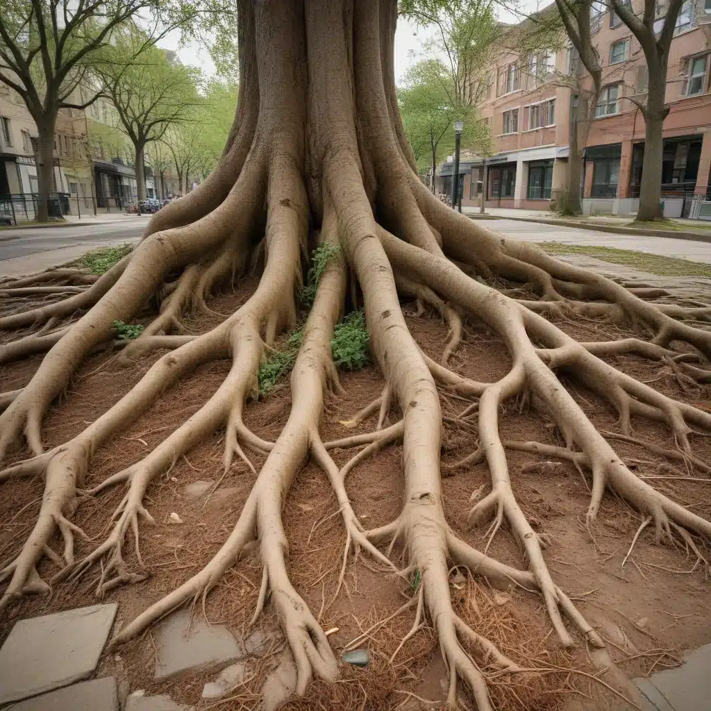 Managing tree roots to prevent damage to infrastructure and buildings