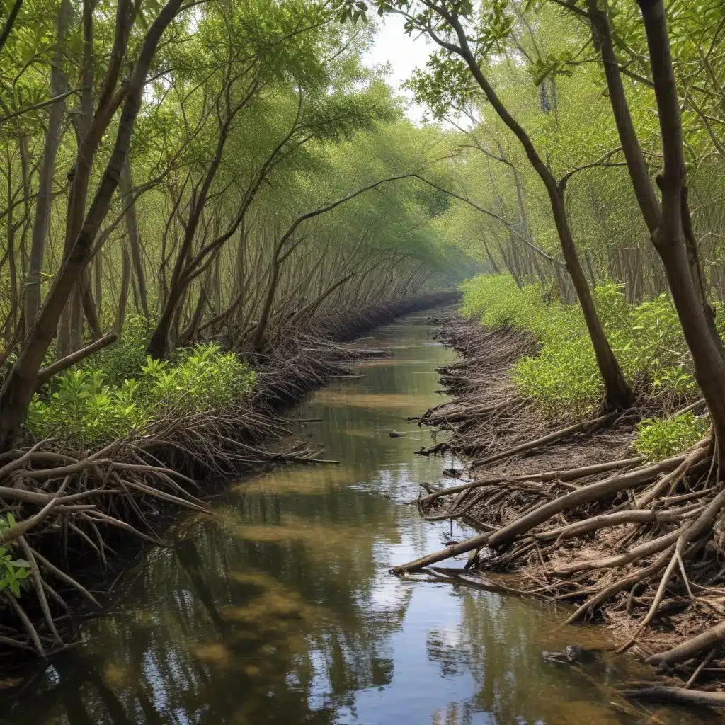 Mitigating Construction Damage to Existing Mangrove Forests